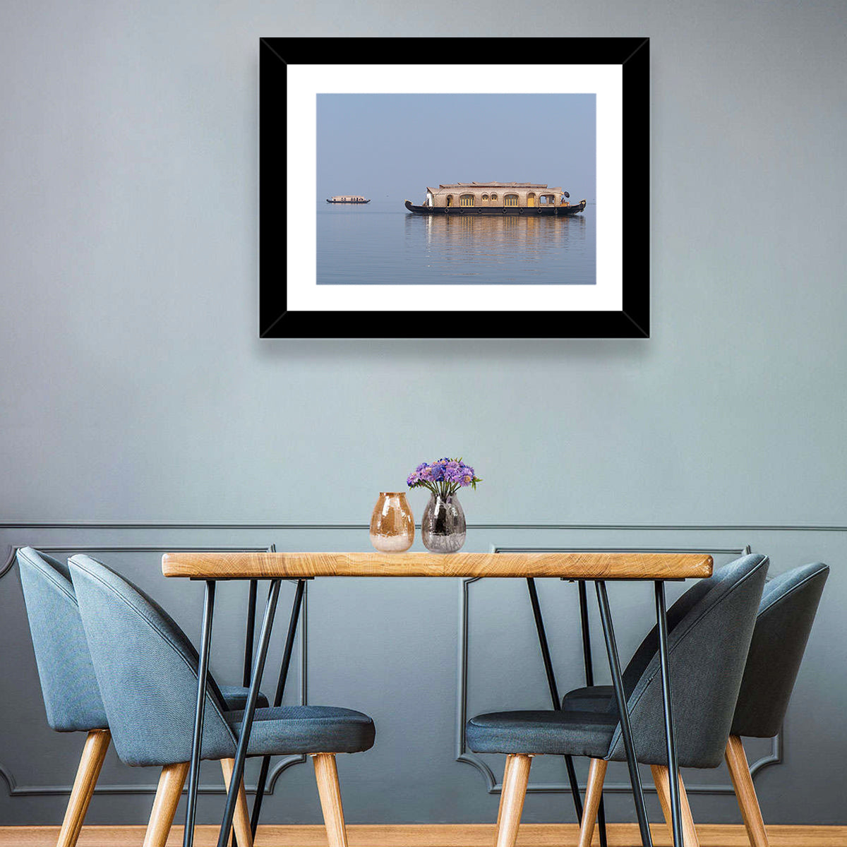 Vembanad Lake Houseboat Wall Art
