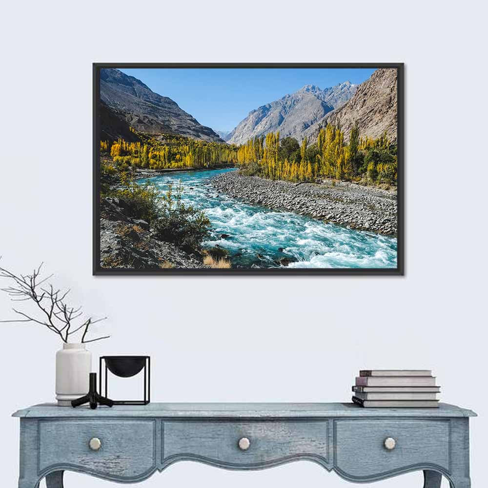Gilgit River Pakistan Wall Art