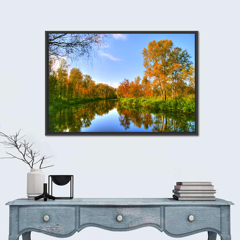 Autumn River Wall Art