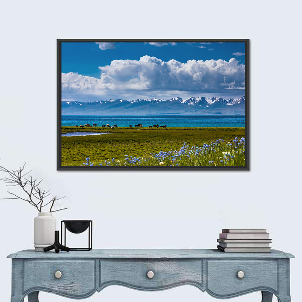 Song Kol Lakescape Wall Art