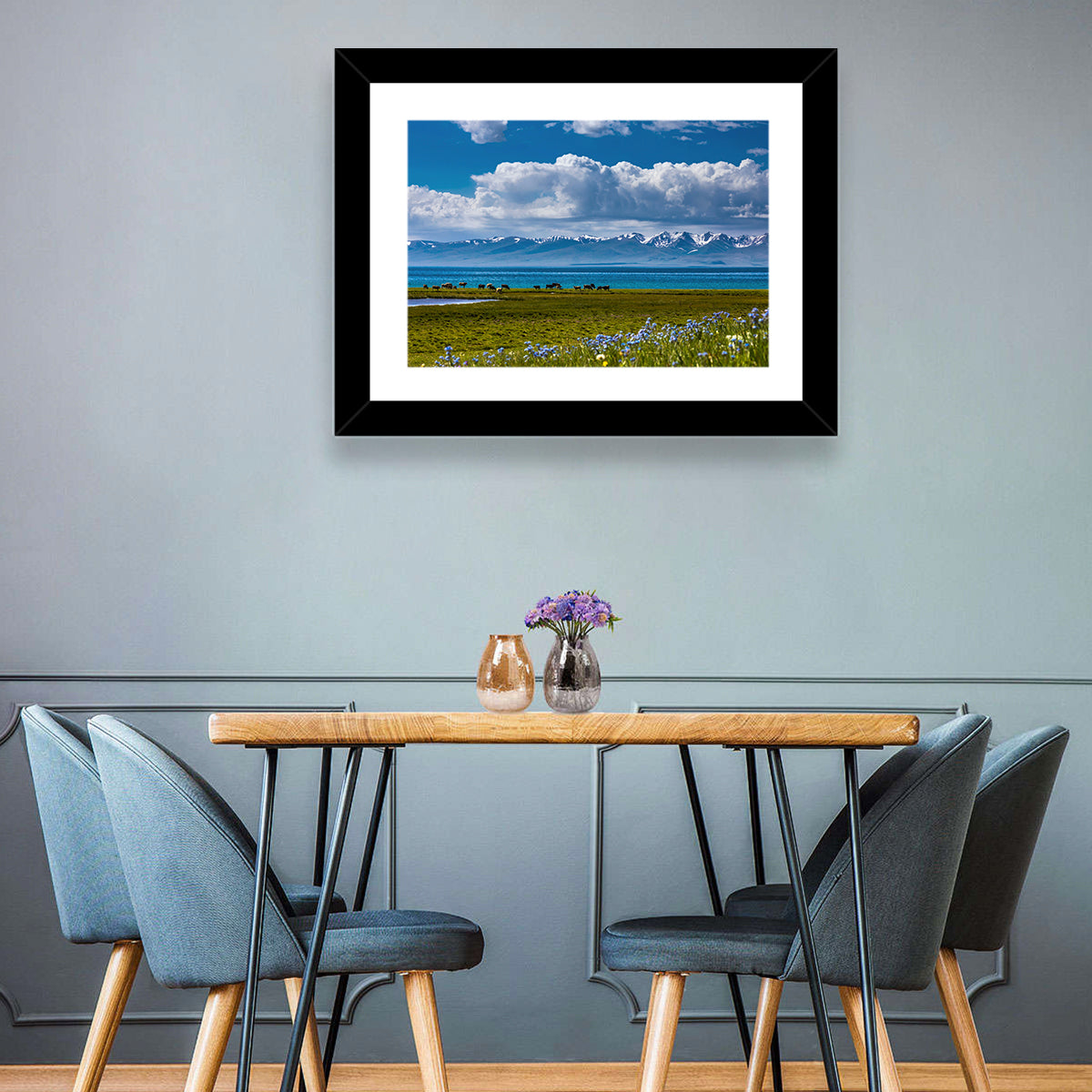 Song Kol Lakescape Wall Art