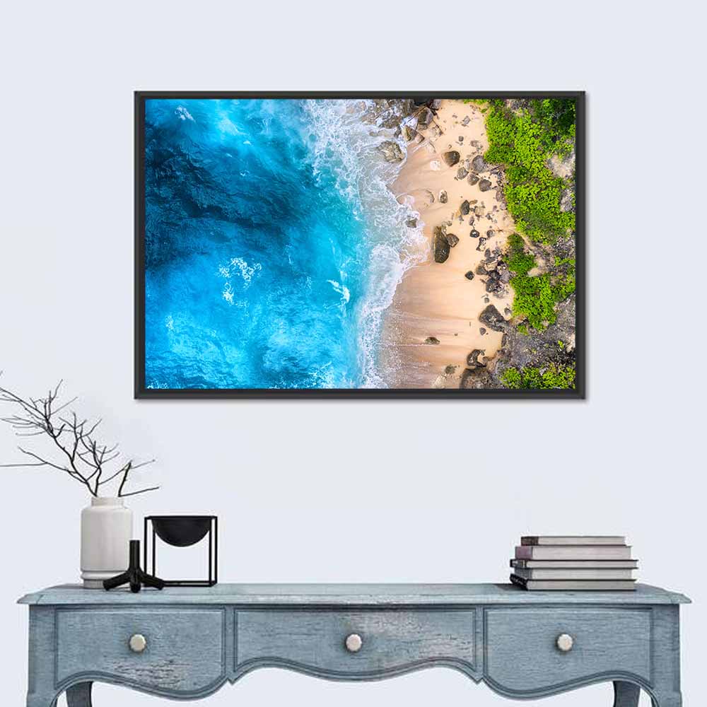 Bali Island Aerial Wall Art