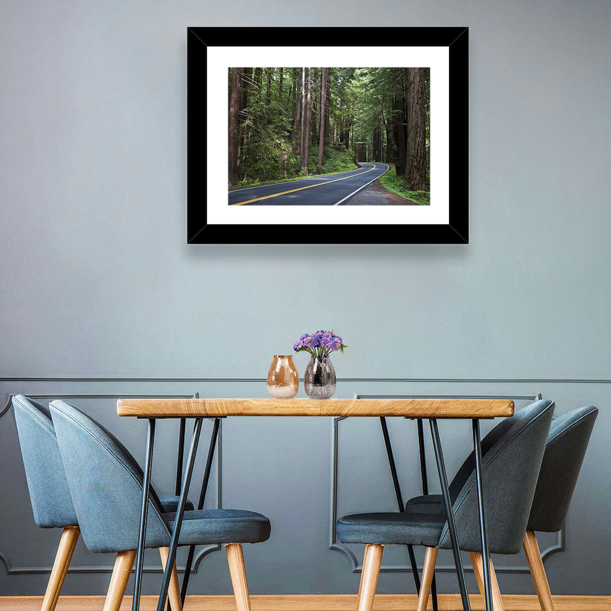 Mendocino Redwoods Road Wall Art