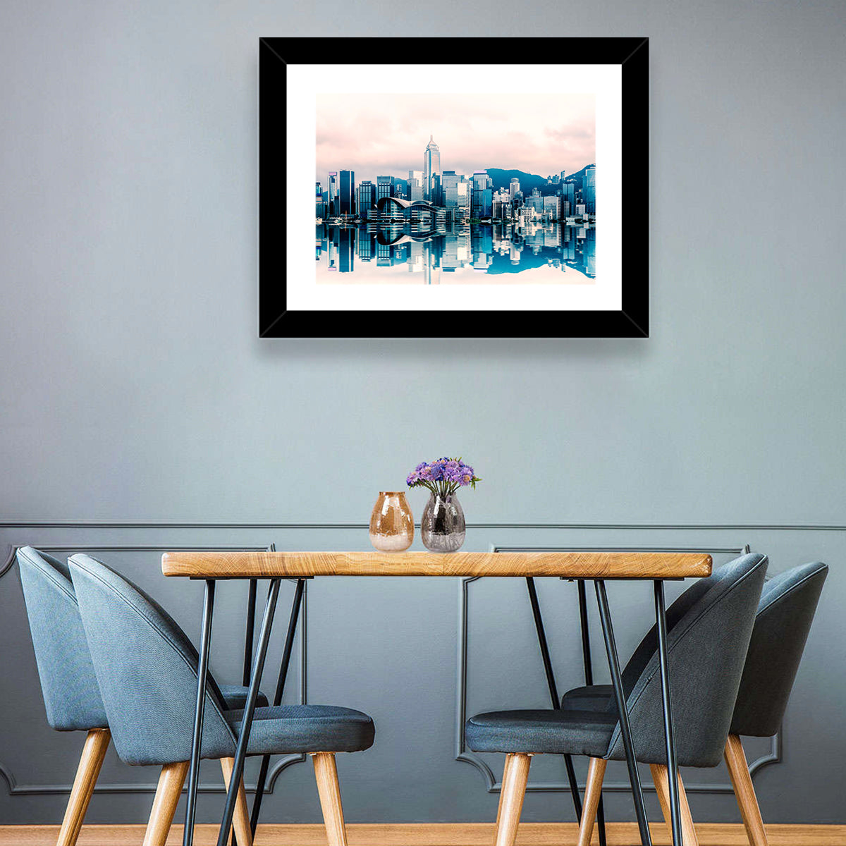 Victoria Harbour Sketch Wall Art