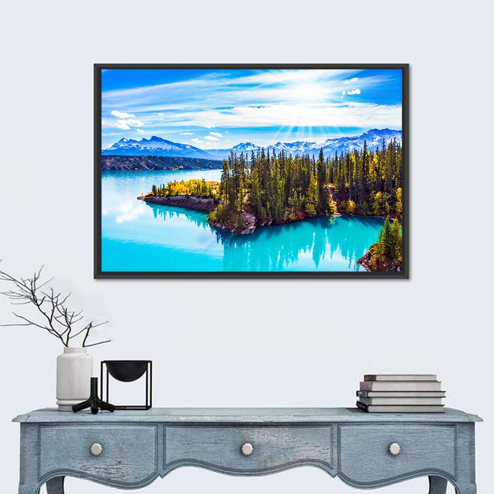 Artificial Lake Abraham Wall Art