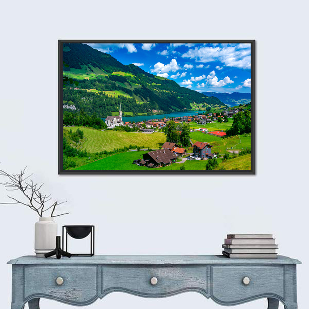 Lungern Village Wall Art