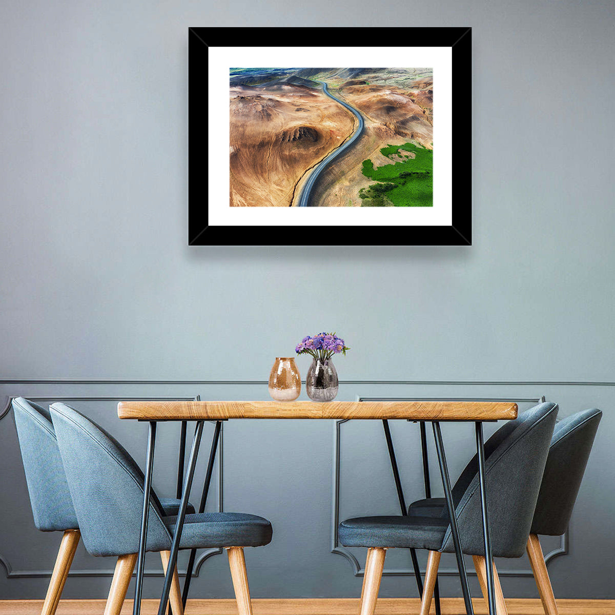 Geysers Valley Highway Wall Art