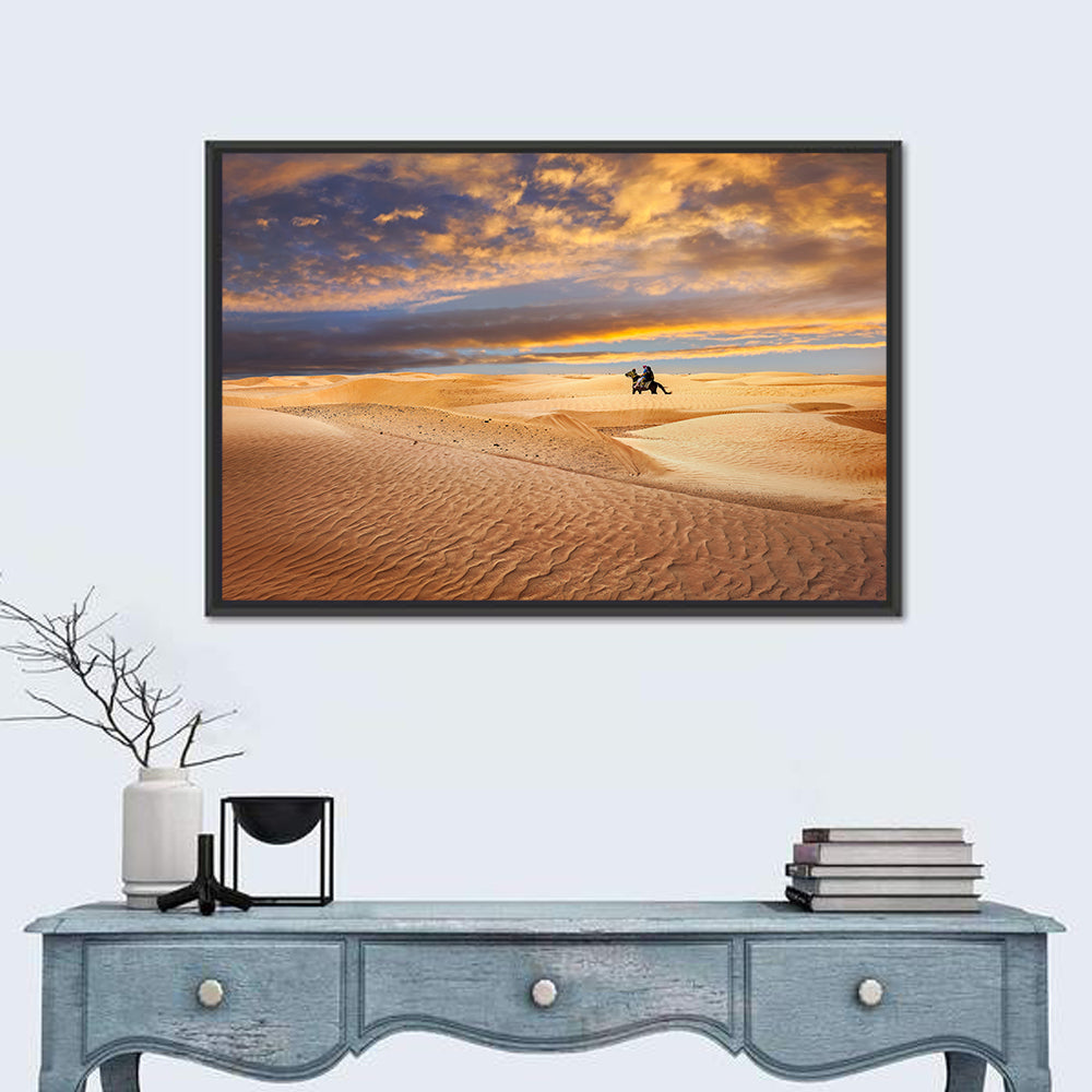 Sahara Desert Rider Wall Art