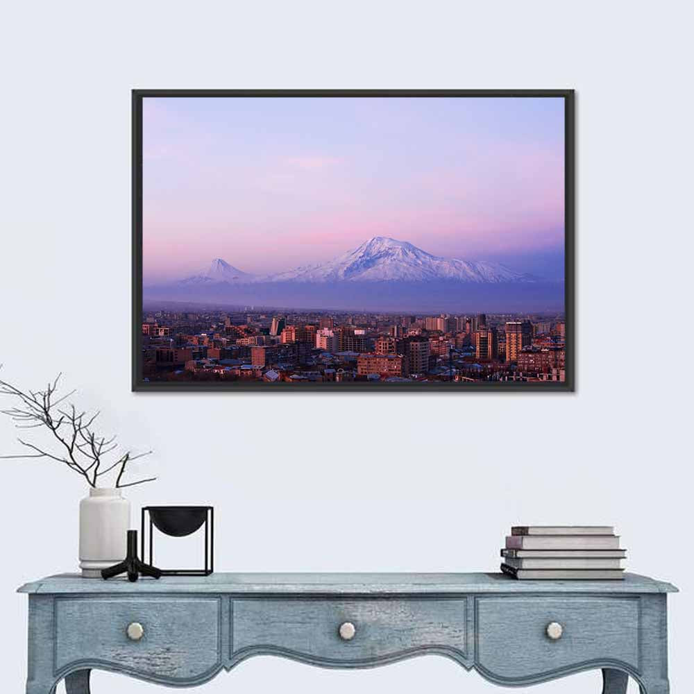 Mt Ararat from Yerevan City Wall Art