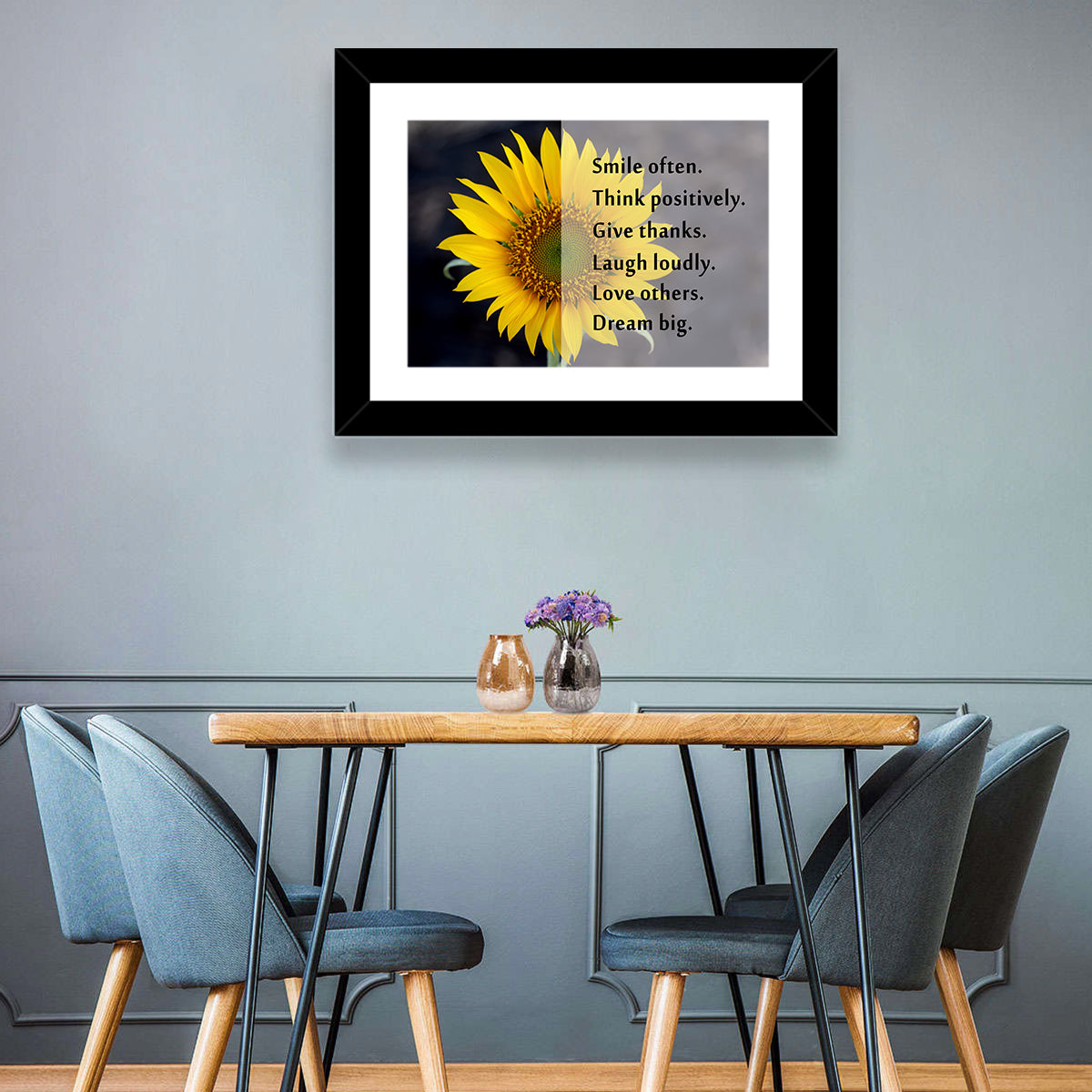 Smile Often Lines Wall Art