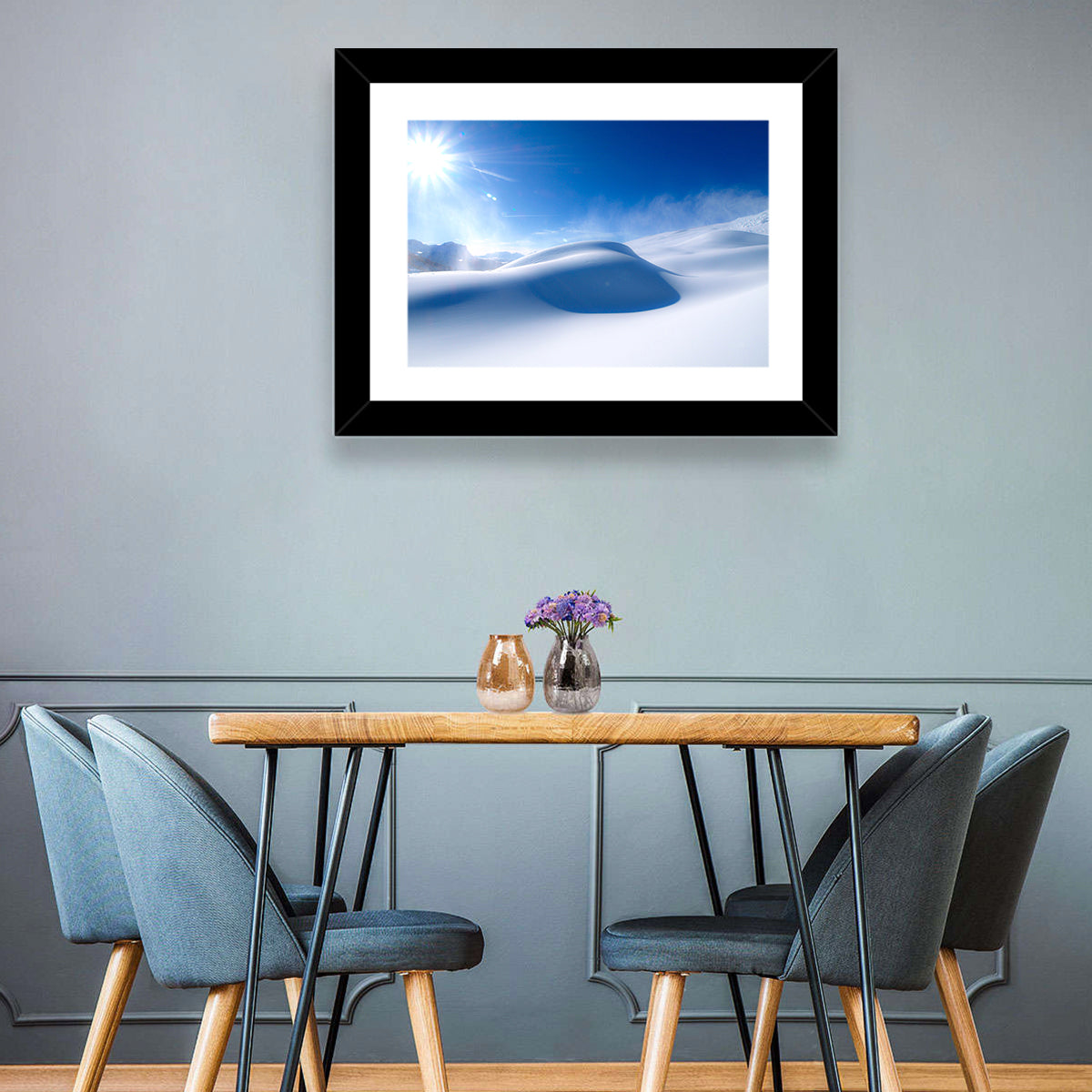 Snow & Clear Sky Wall Art