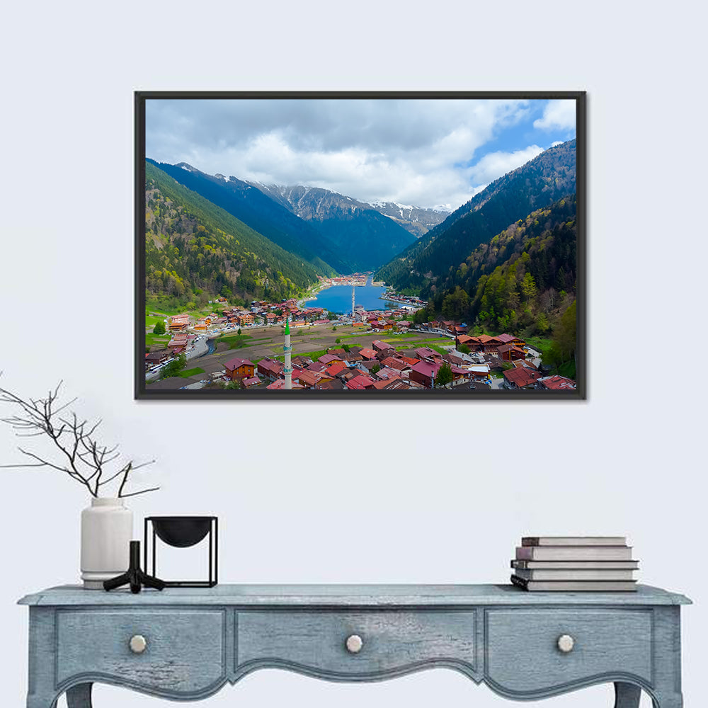 Uzungol Village Lake Wall Art