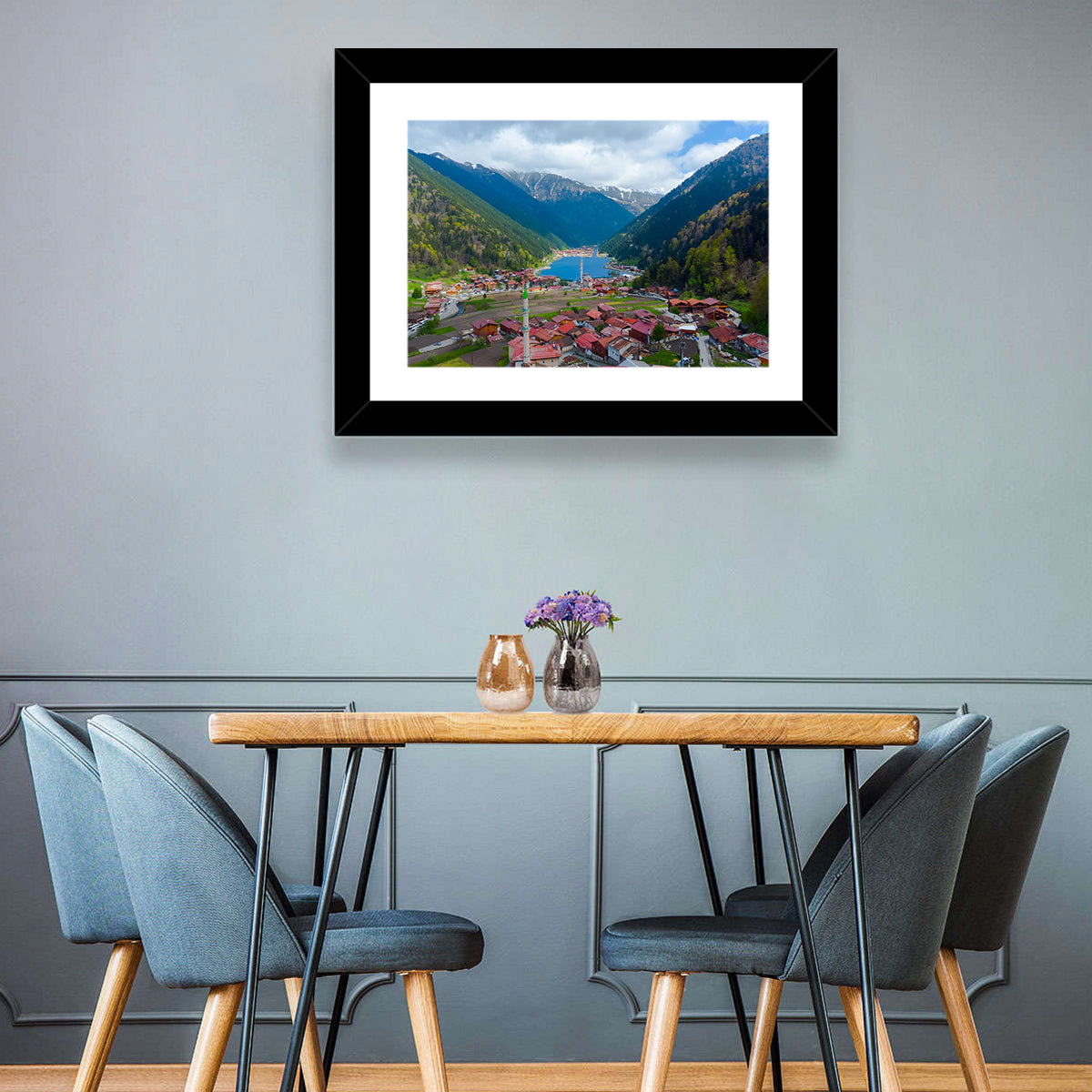 Uzungol Village Lake Wall Art
