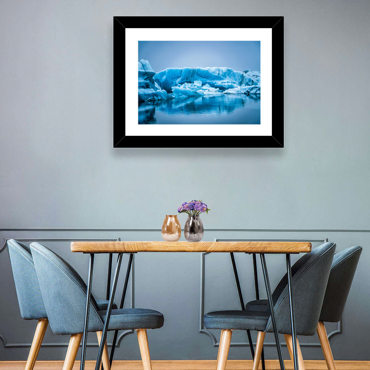Icebergs In Jokulsarlon Wall Art