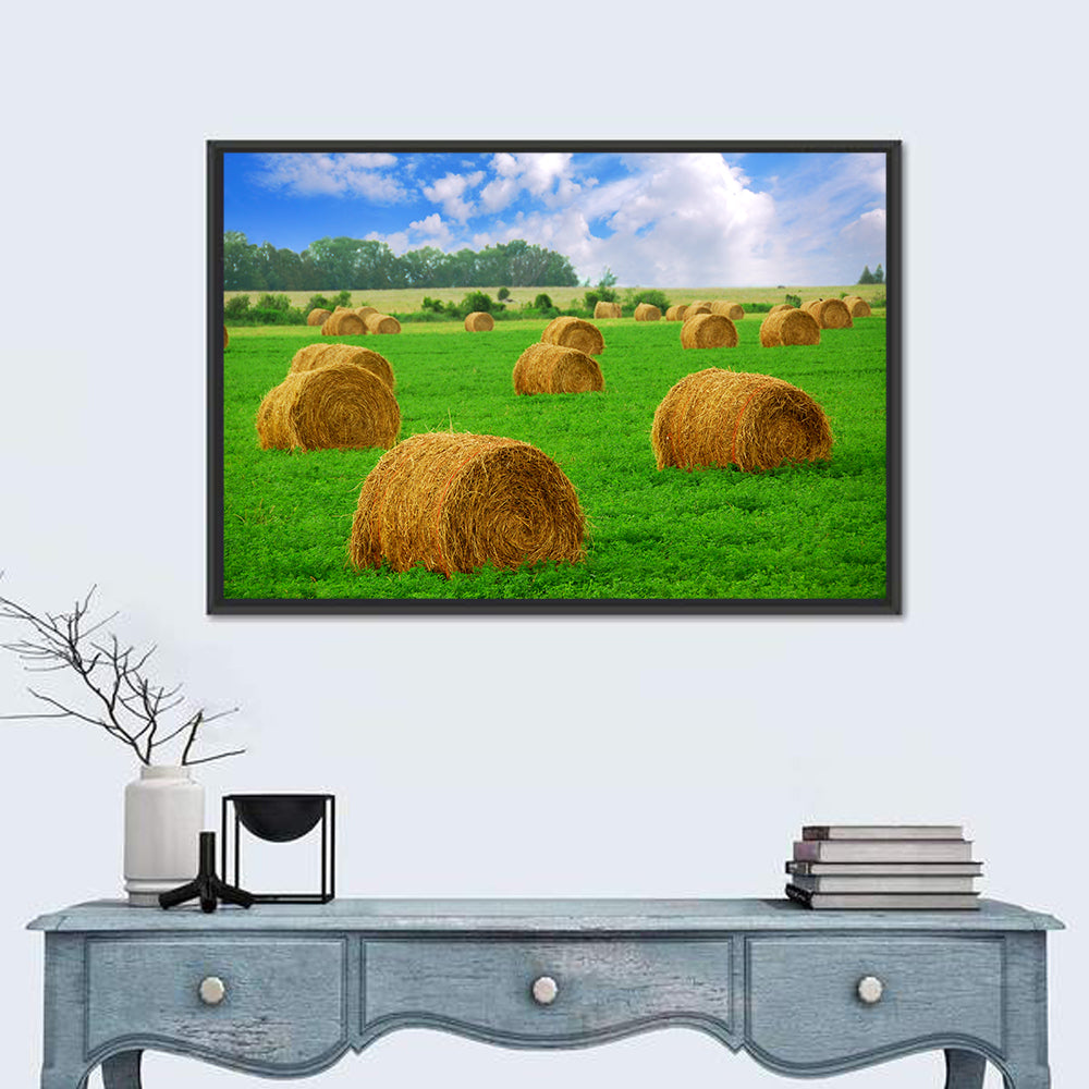 Hay Bales Wall Art