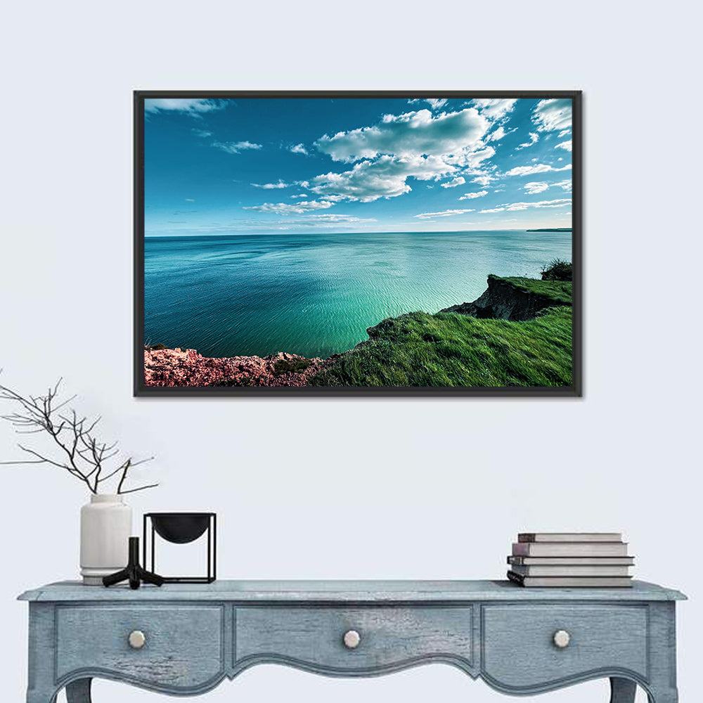 Sidmouth Ocean Cliffs Wall Art