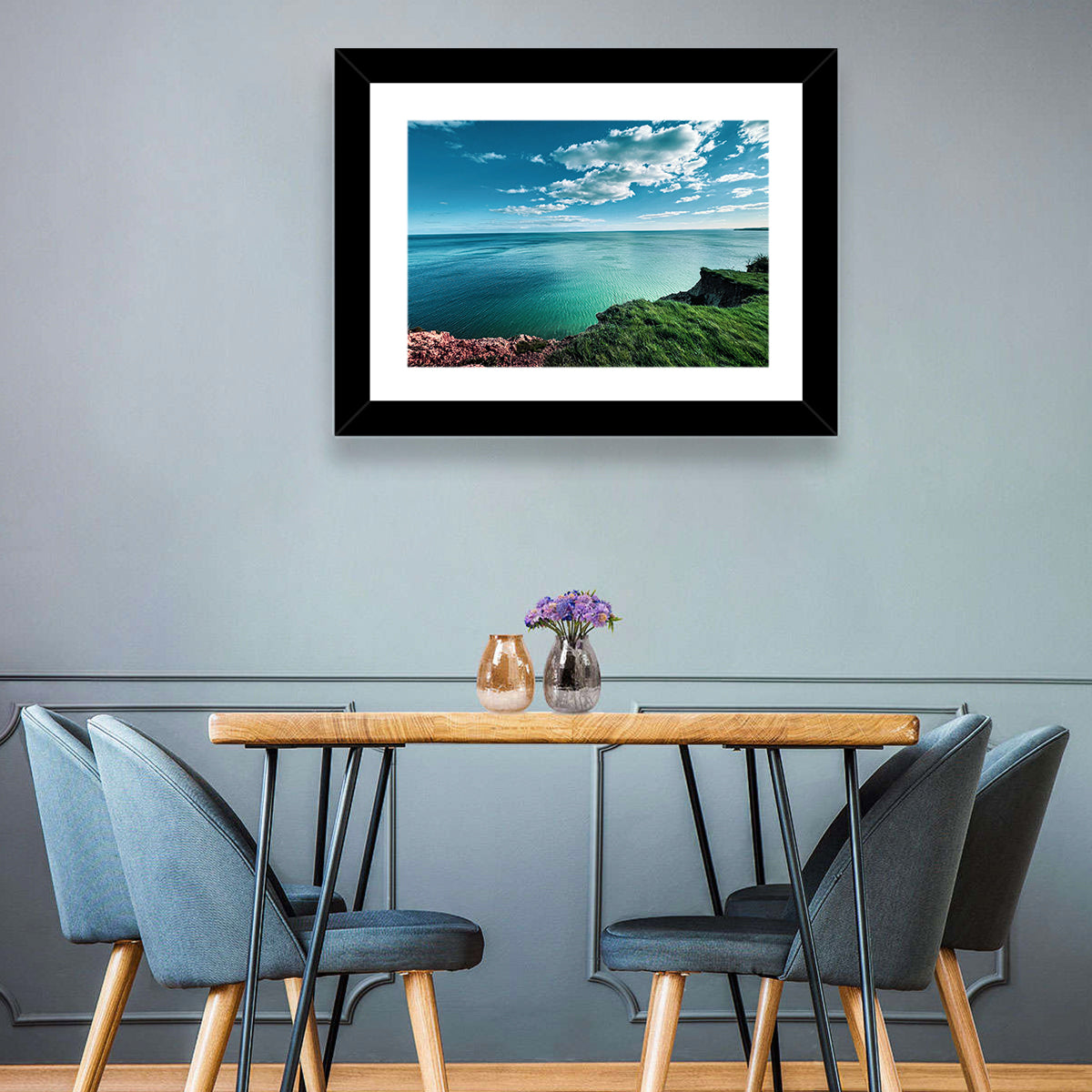 Sidmouth Ocean Cliffs Wall Art