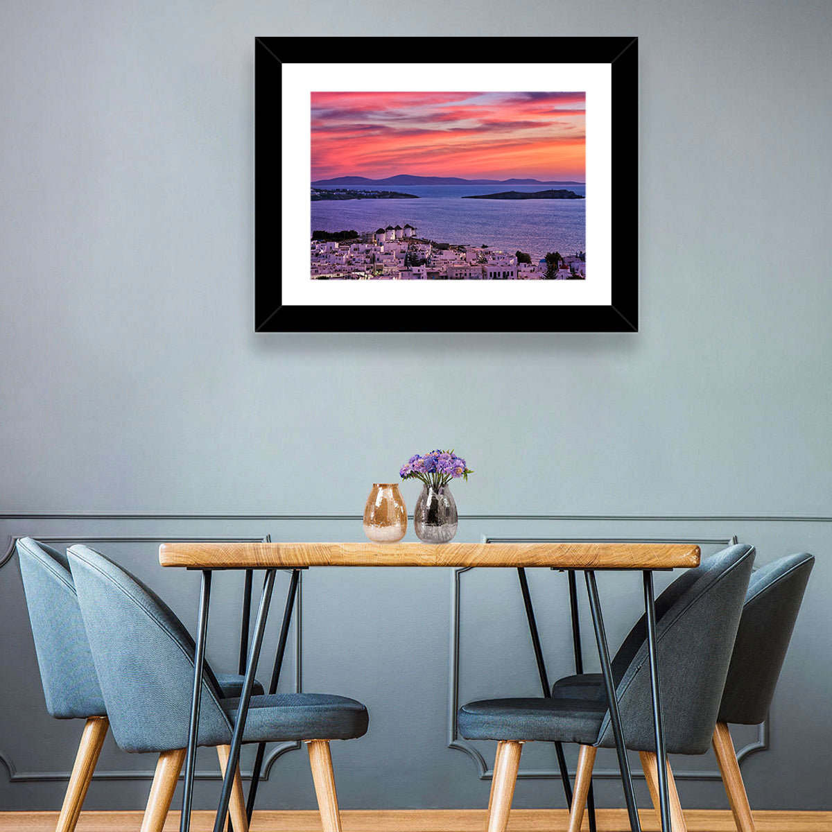 Mykonos Town Wall Art
