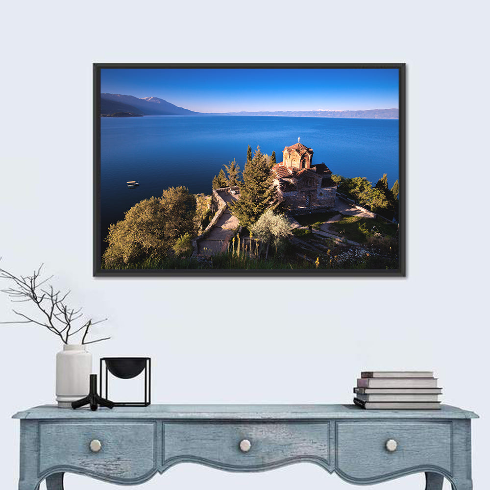 Lake Ohrid Church Wall Art