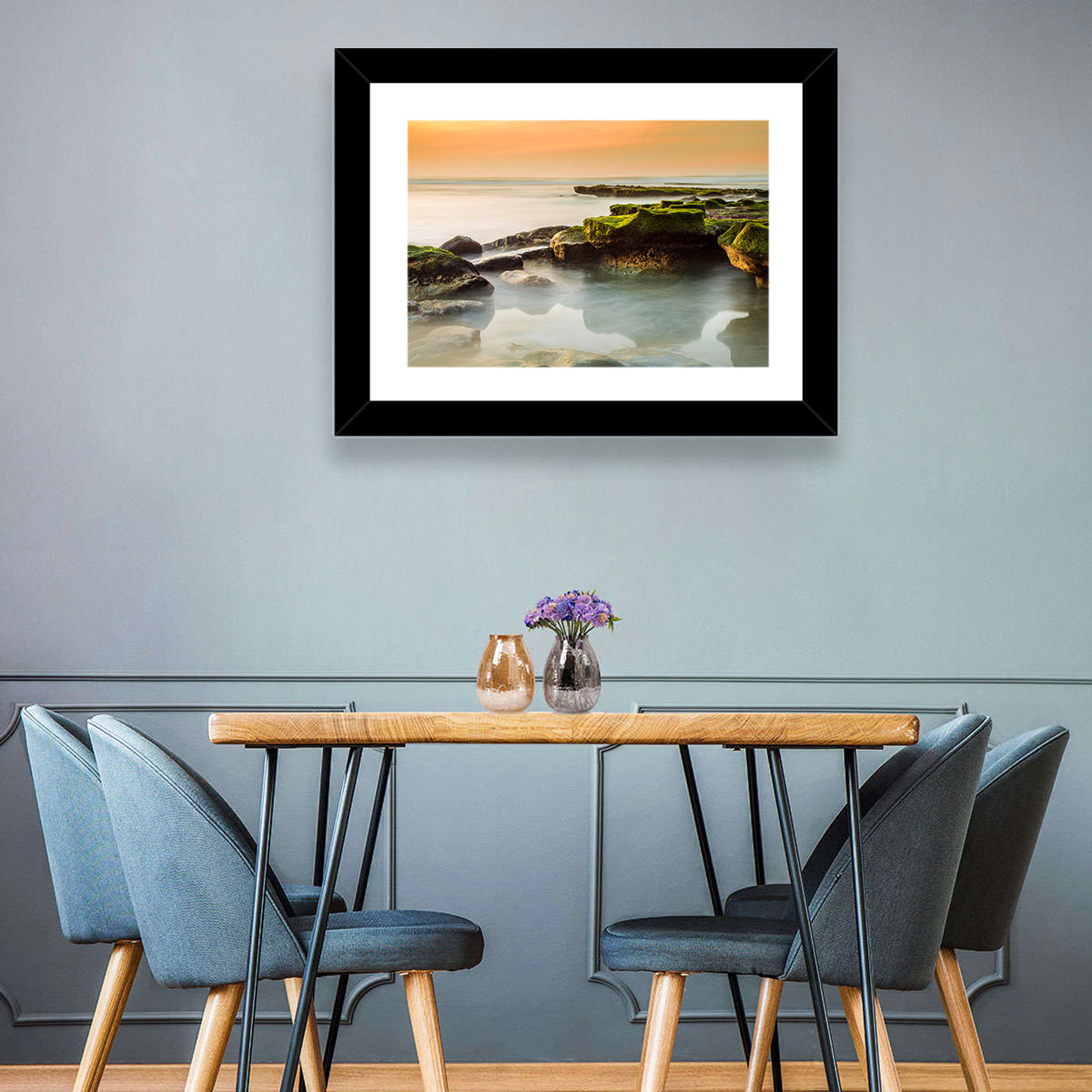Rocky Del Mar Coastline Wall Art