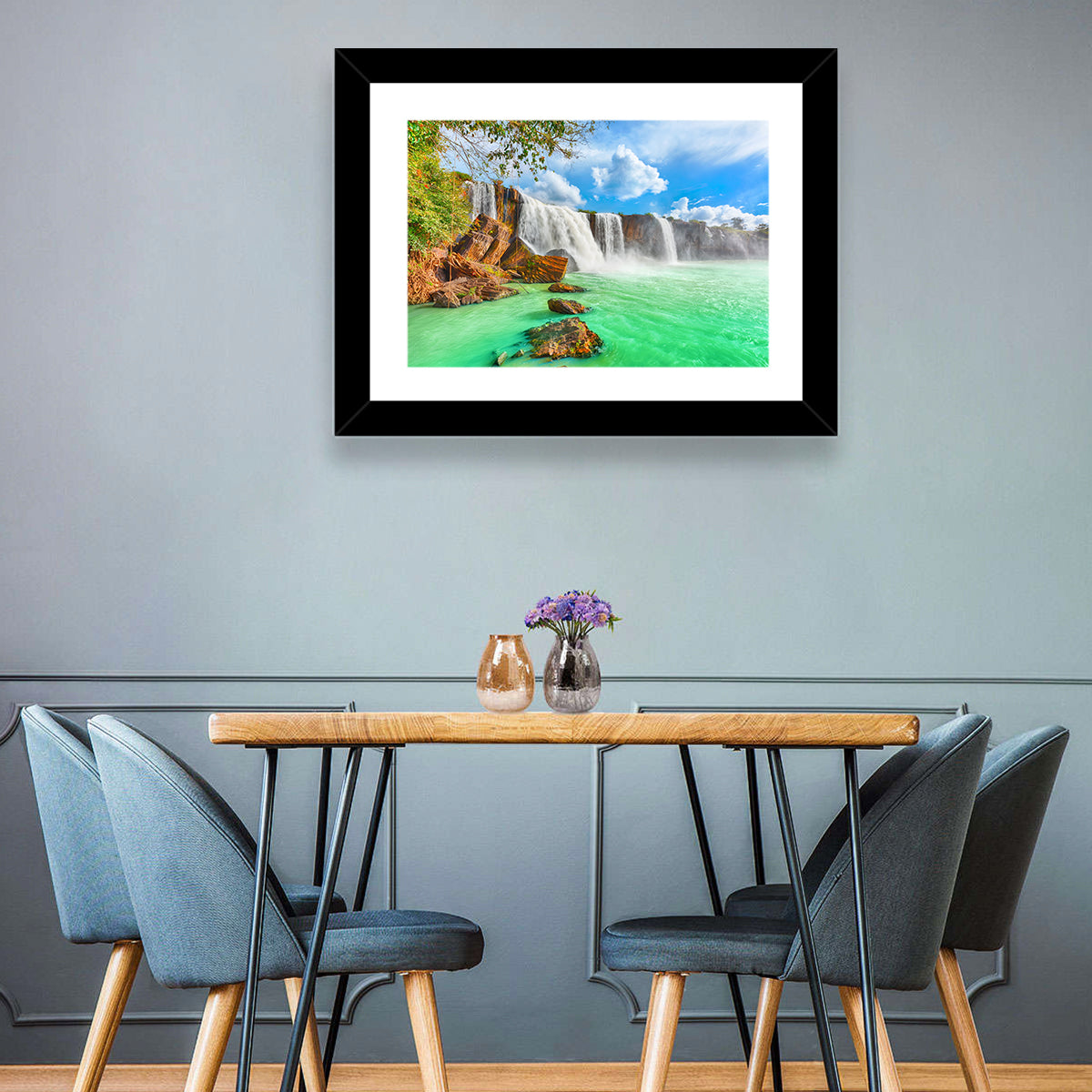 Dry Nur Waterfall Wall Art