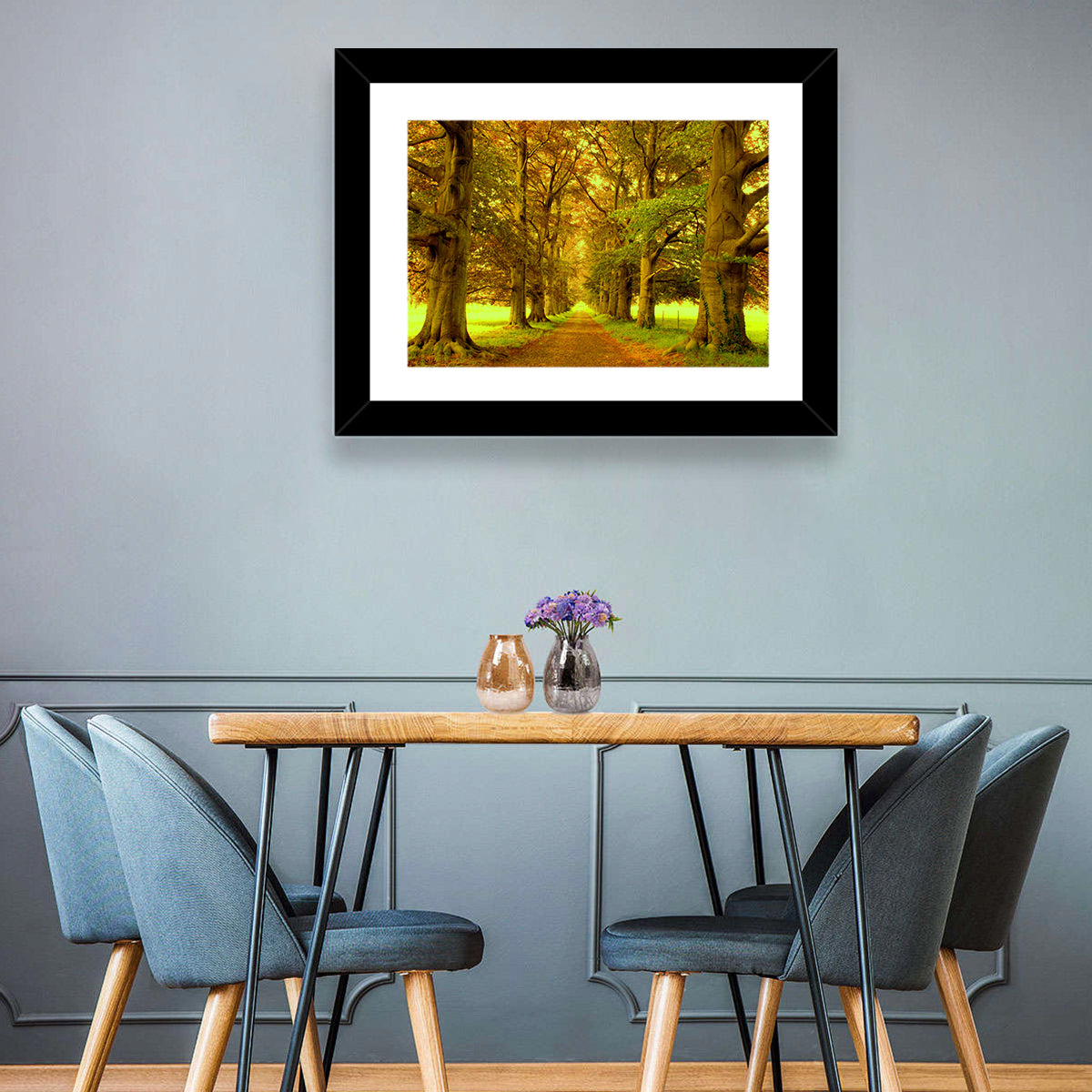 Pathway and Tress Wall Art