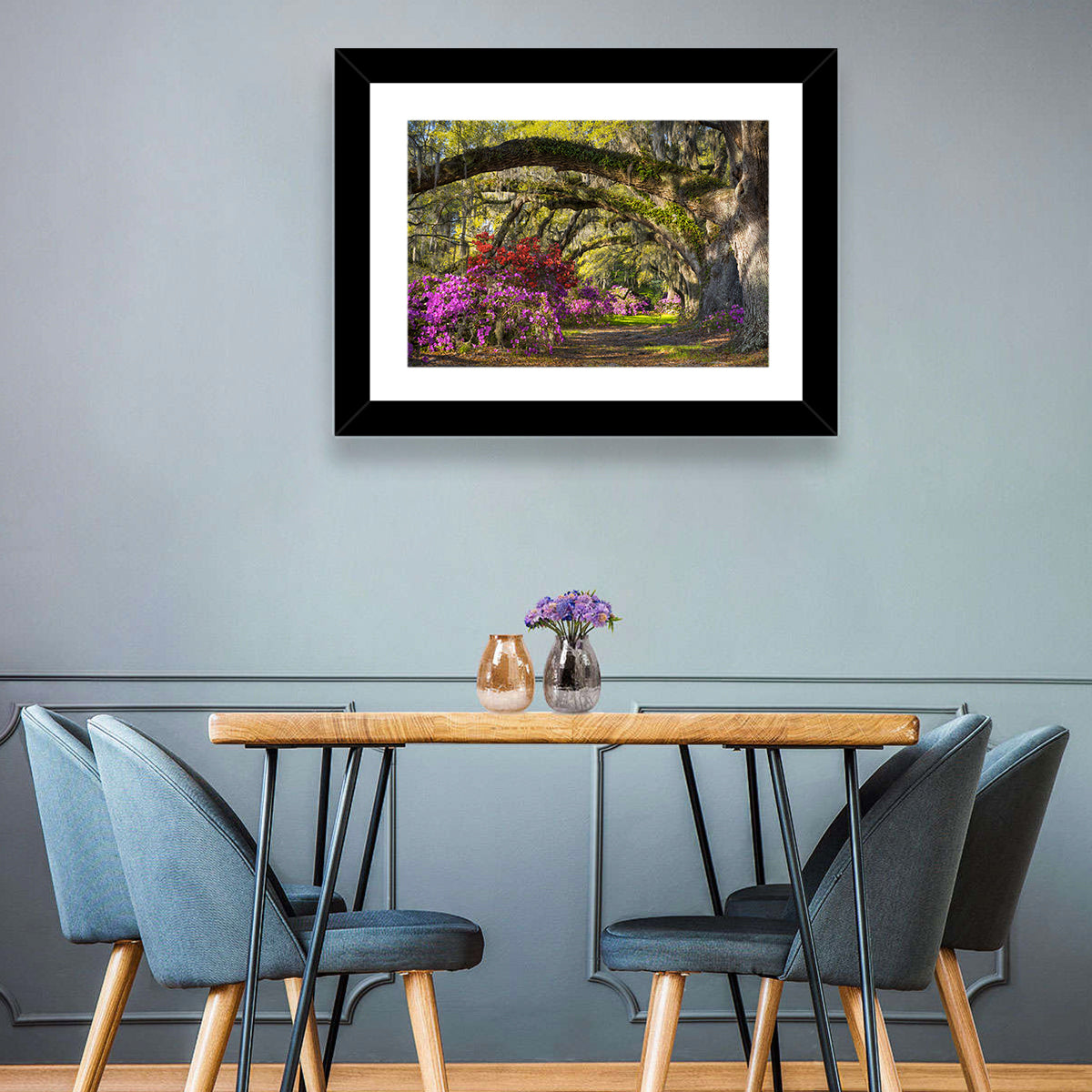 Azalea Flowers Garden Wall Art