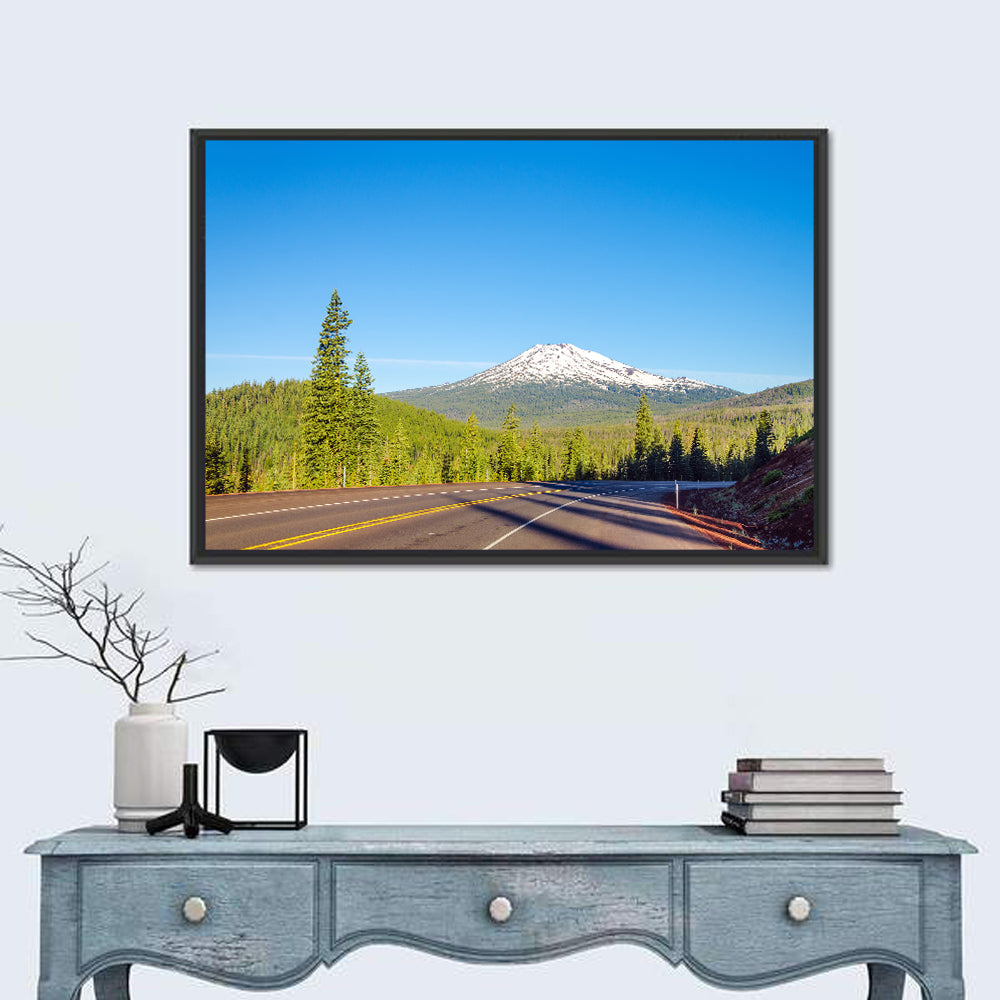 Mount Bachelor From Highway Wall Art