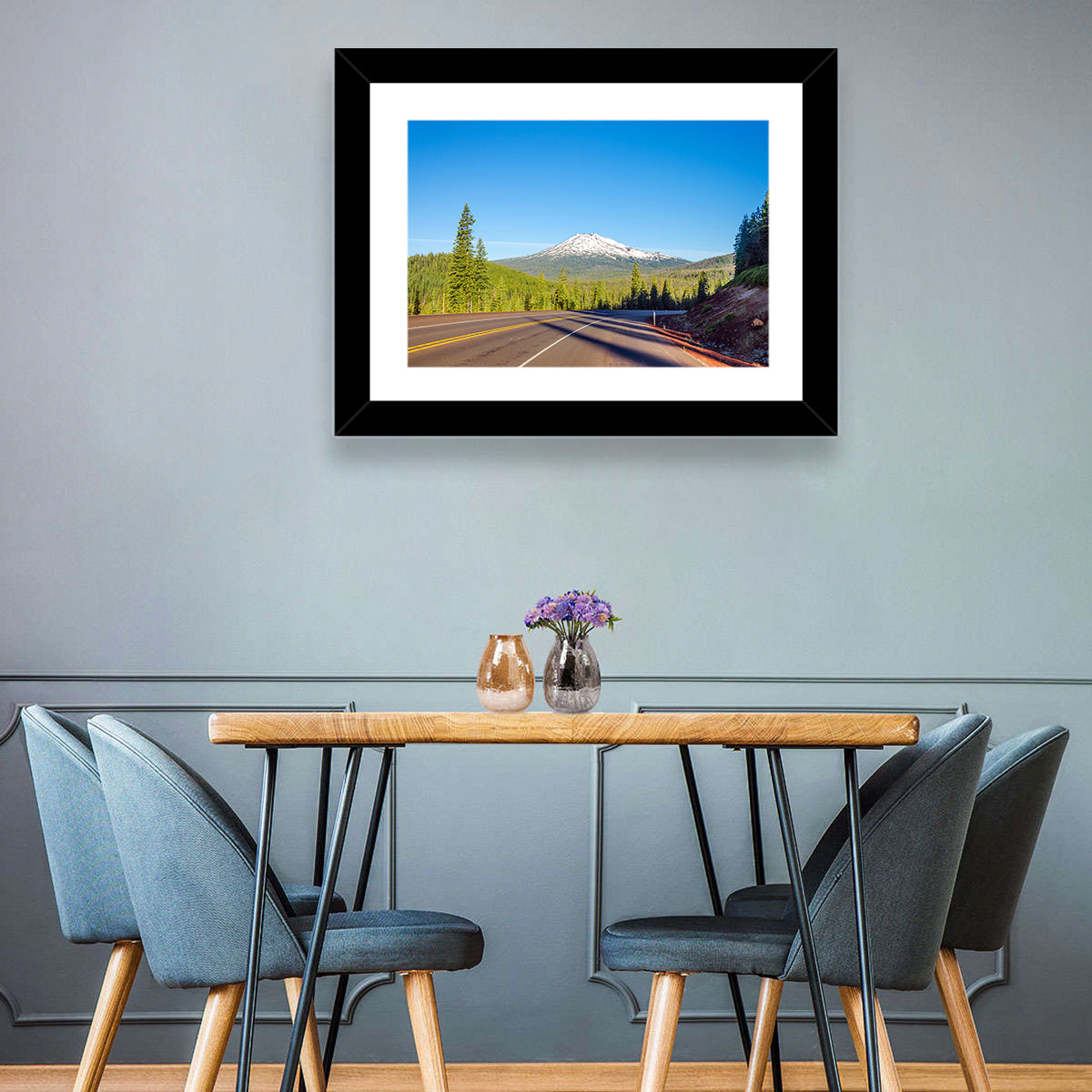 Mount Bachelor From Highway Wall Art