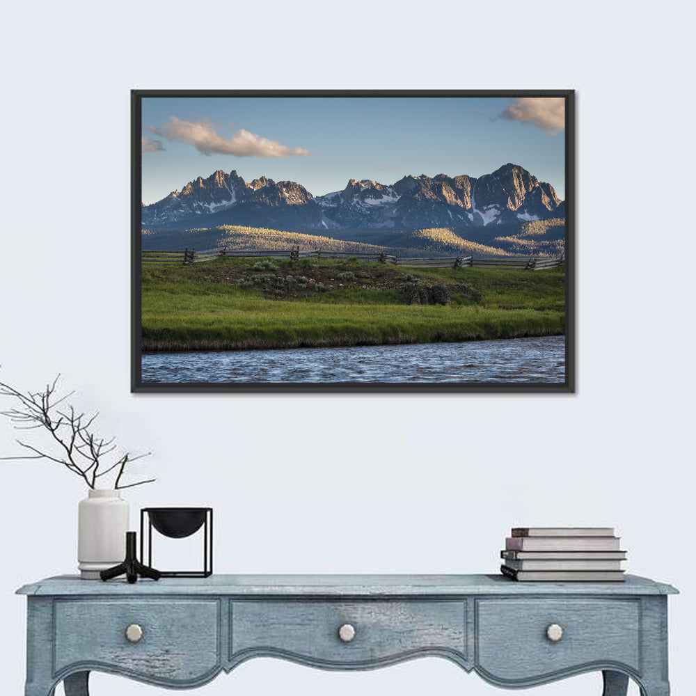 Sawtooth Mountain Range Wall Art