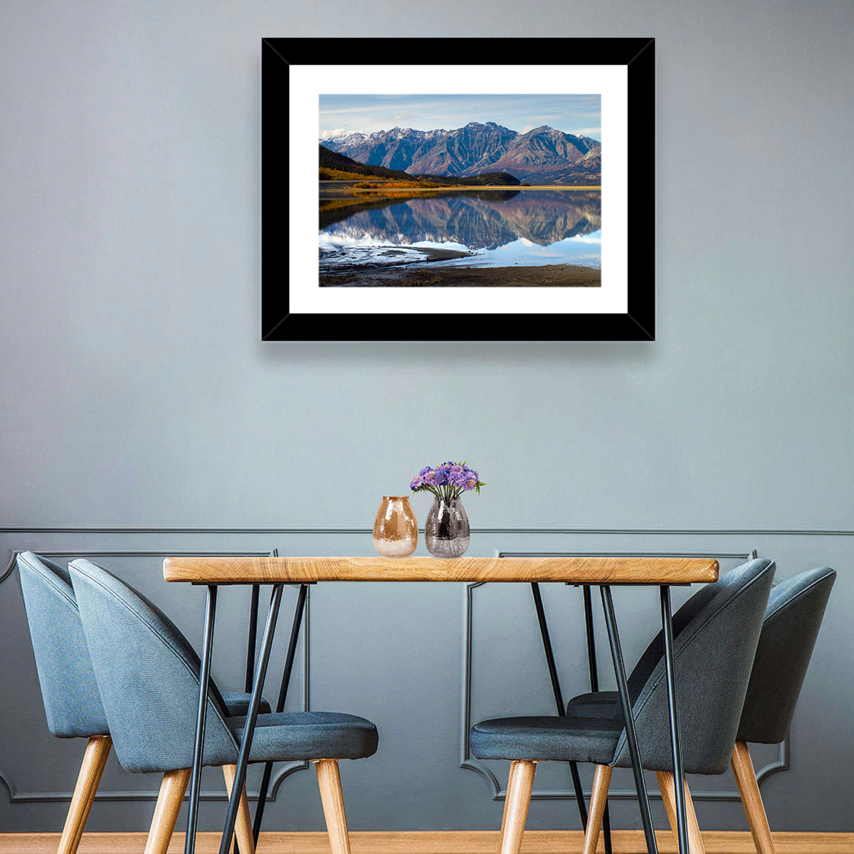 Kluane Lake Reflection Wall Art