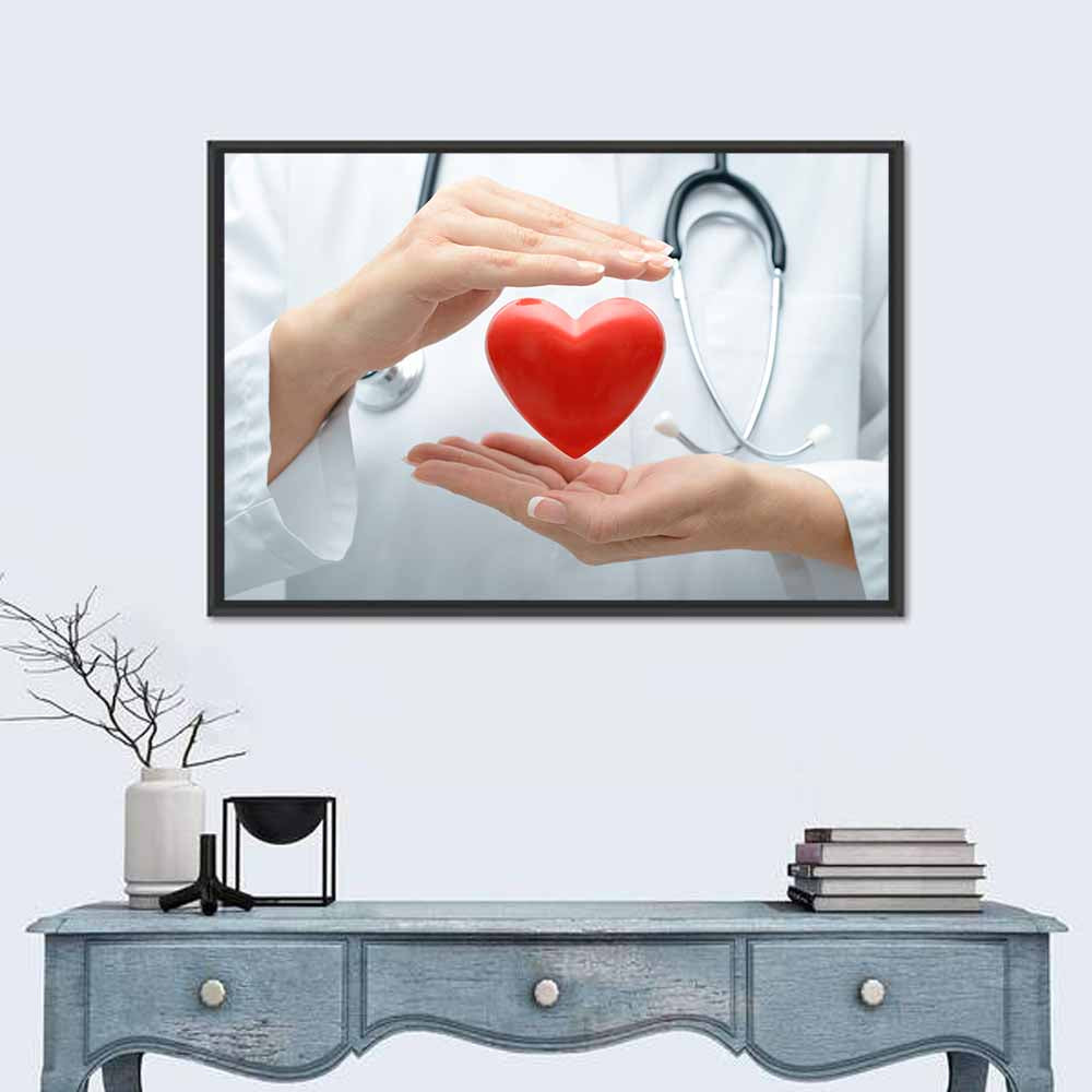 Patient Care Heart Sign Wall Art