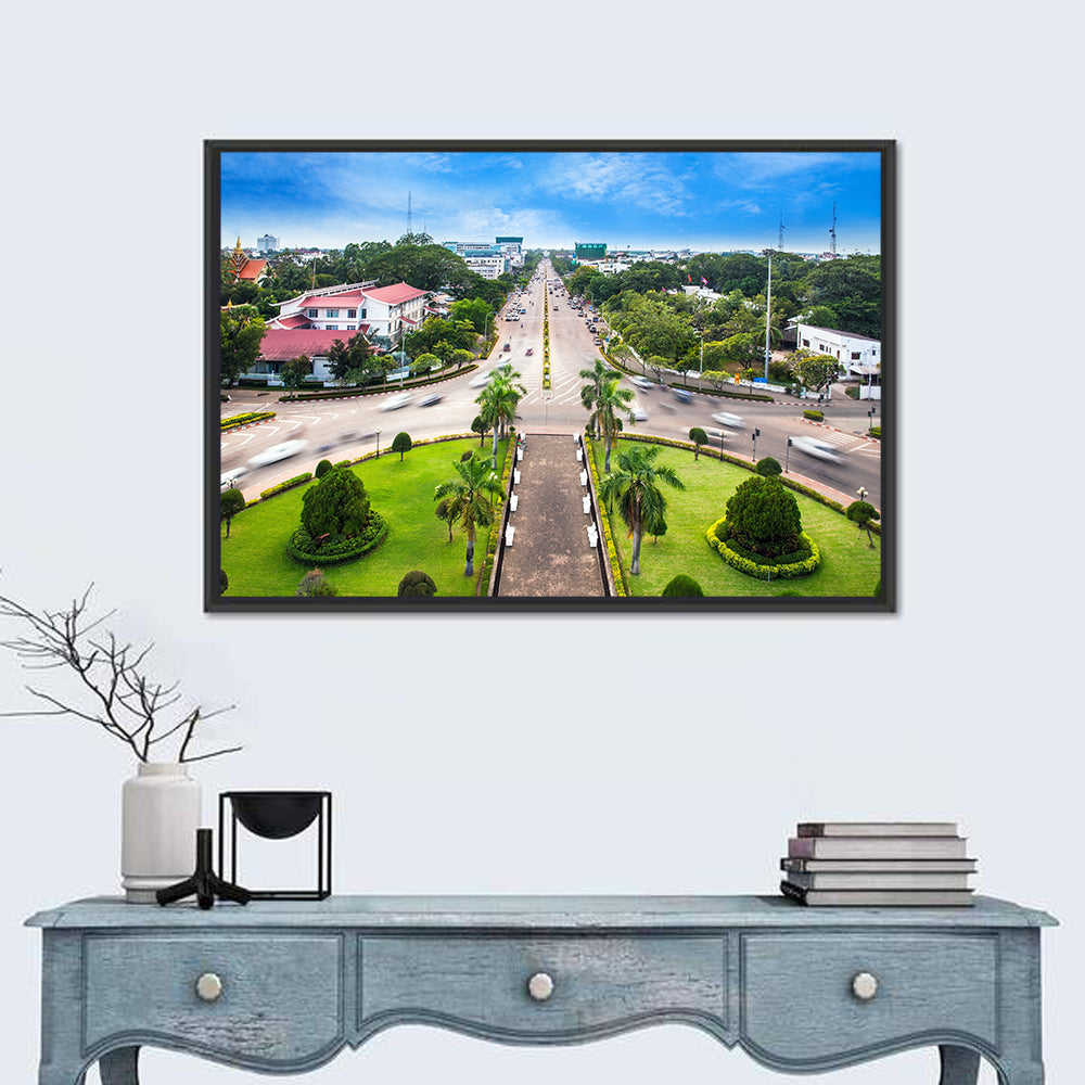 Vientiane City Victory Gate Wall Art