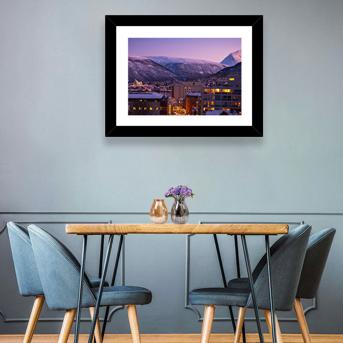 Tromso Cityscape Wall Art