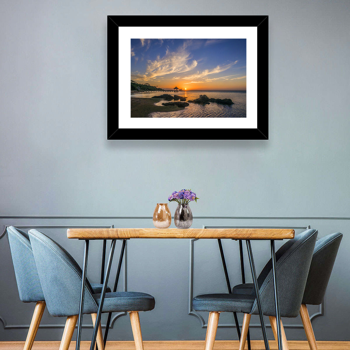 Roatan Island Sunset Wall Art