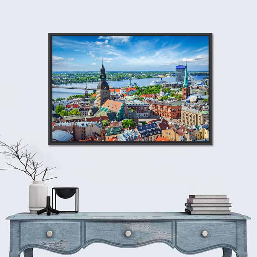 Riga Cityscape Wall Art