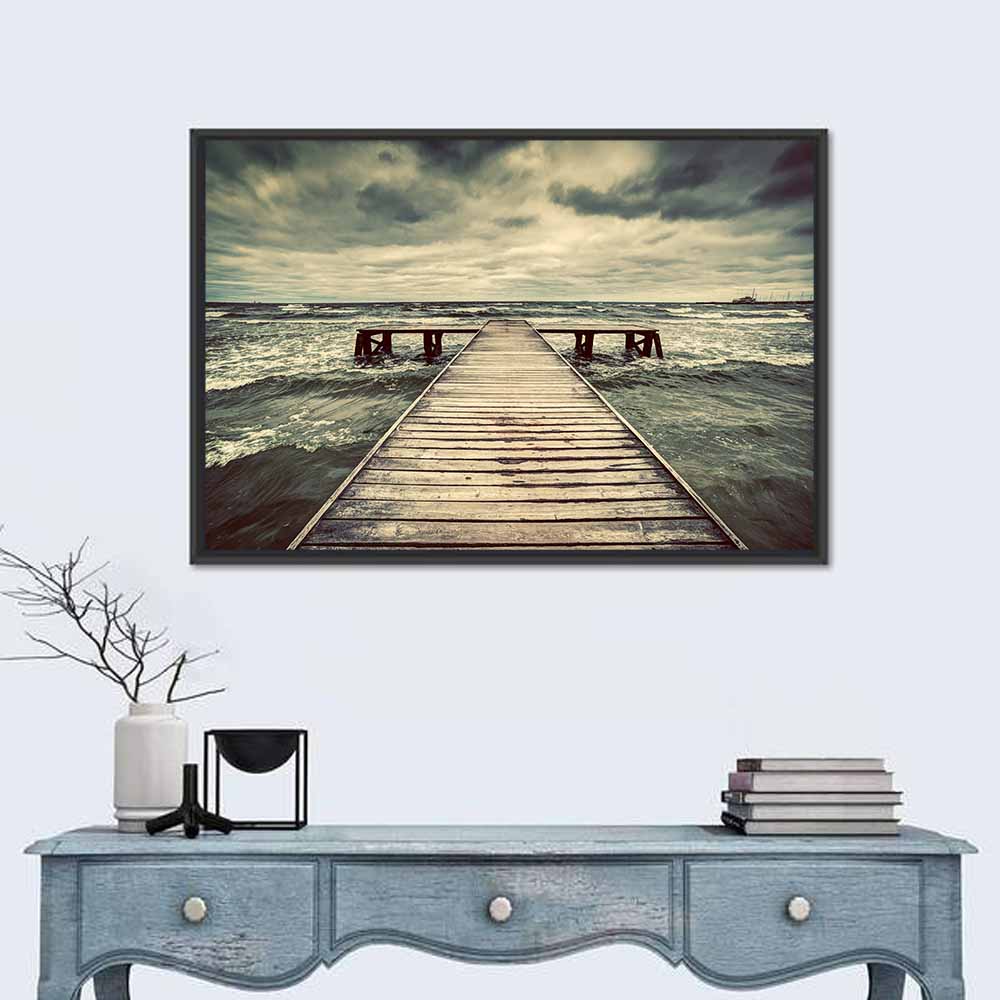 Old Wooden Jetty Wall Art
