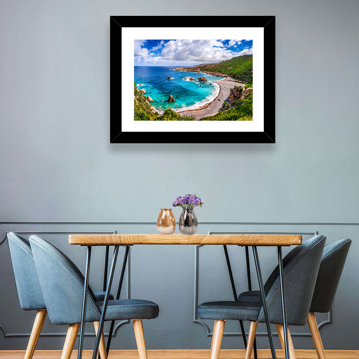 Costa Paradiso Coastline Wall Art