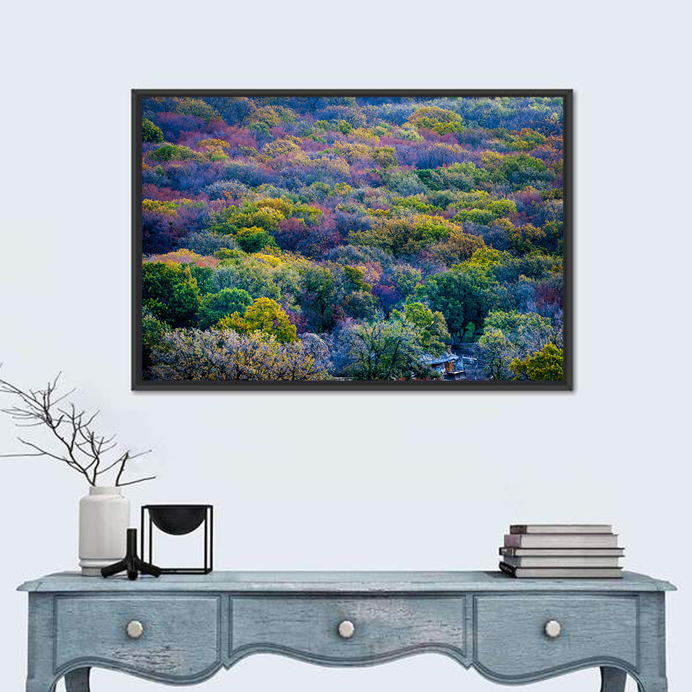 Green Forest Trees Wall Art