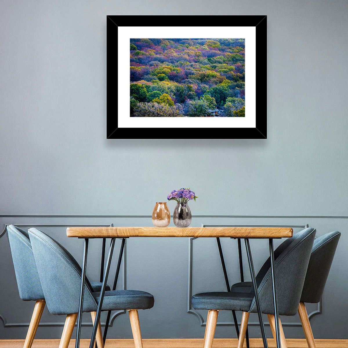 Green Forest Trees Wall Art