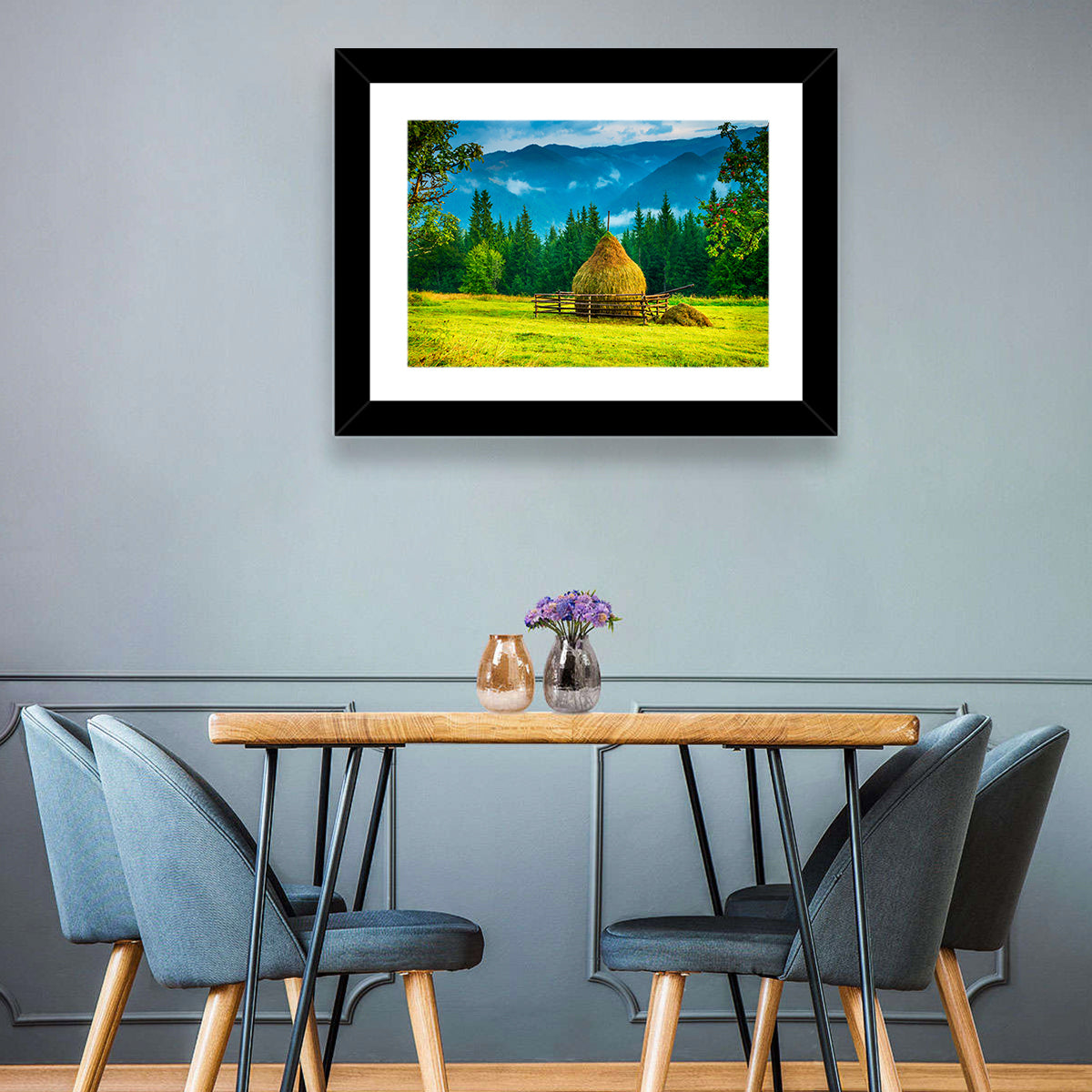Mountain Haystack Wall Art