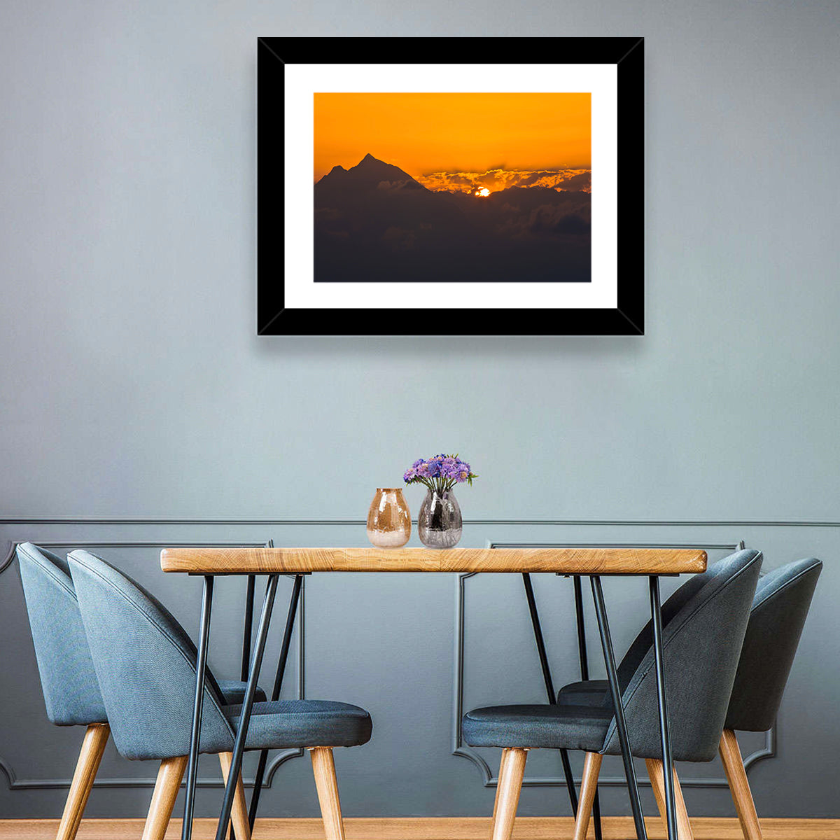 Athos Mountain Sunrise Wall Art