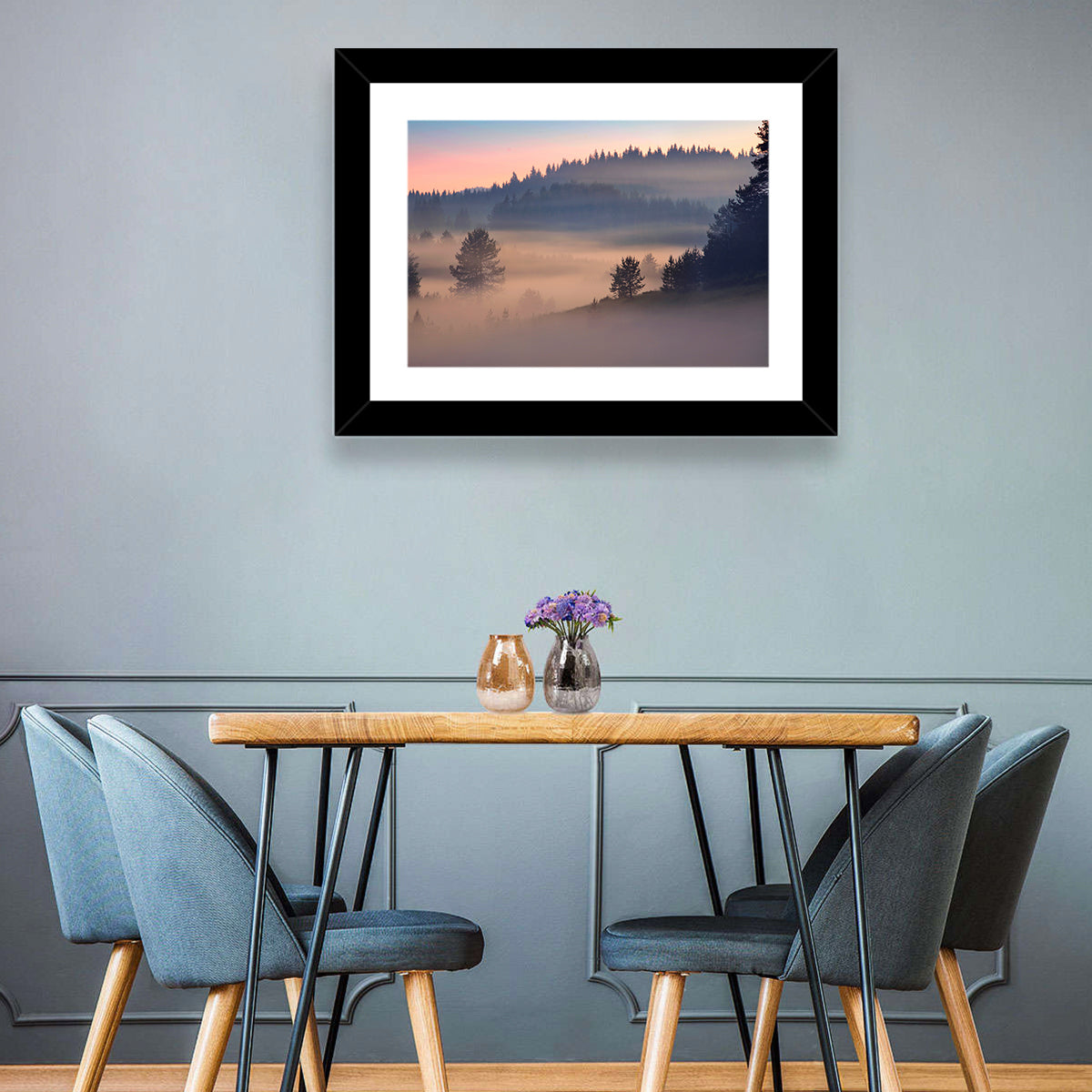 Foggy Forest Wall Art
