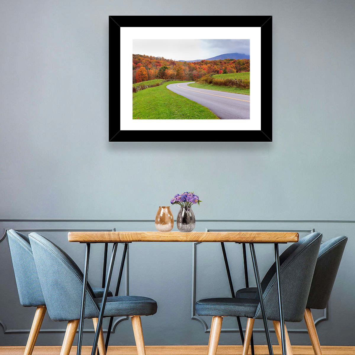 Road Through Meadow Wall Art