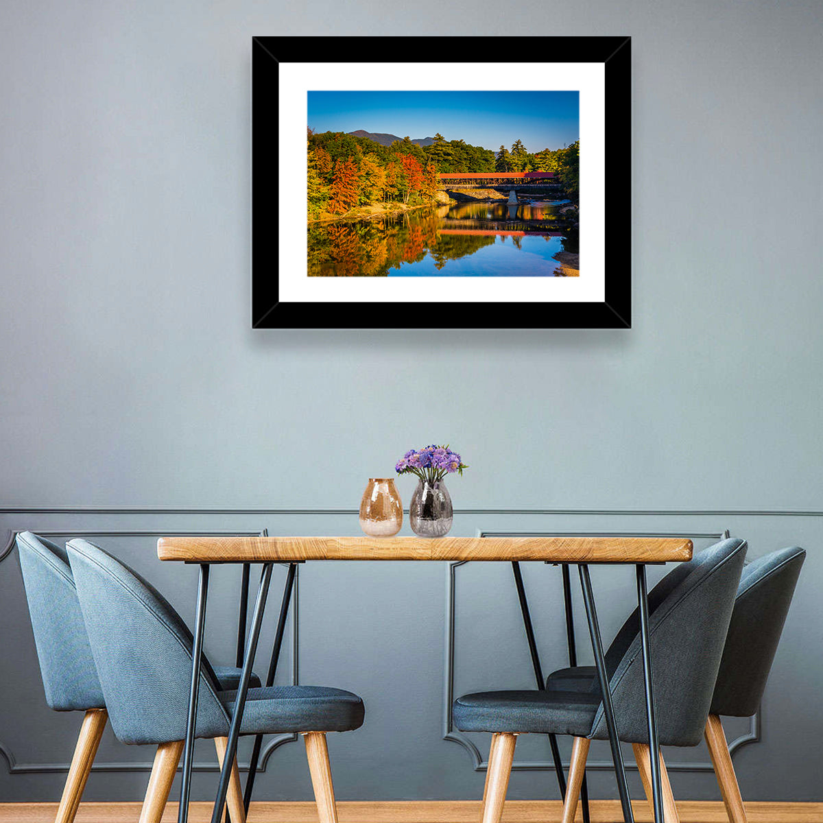 Saco River Bridge Wall Art