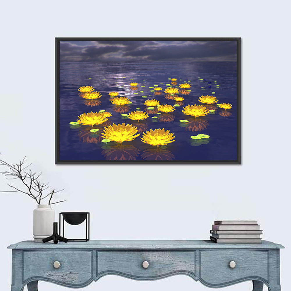 Floating Lotus Wall Art