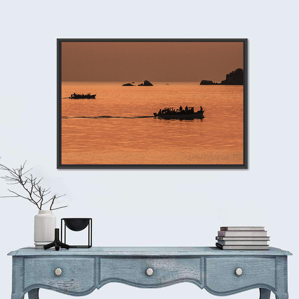 Lake Malawi Sailing Boats Wall Art