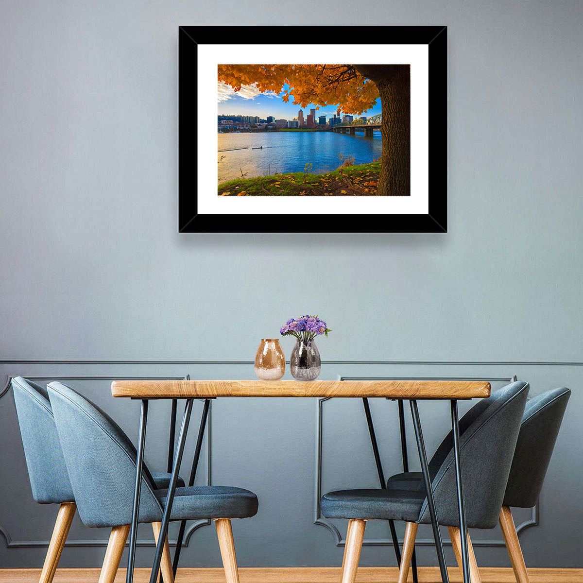 Portland Willamette River Wall Art