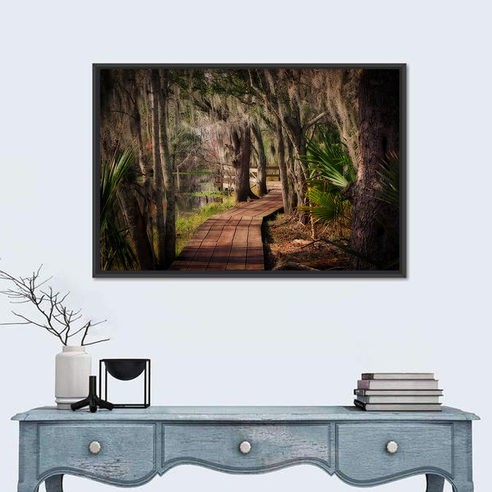 Louisiana Swamp Boardwalk Wall Art
