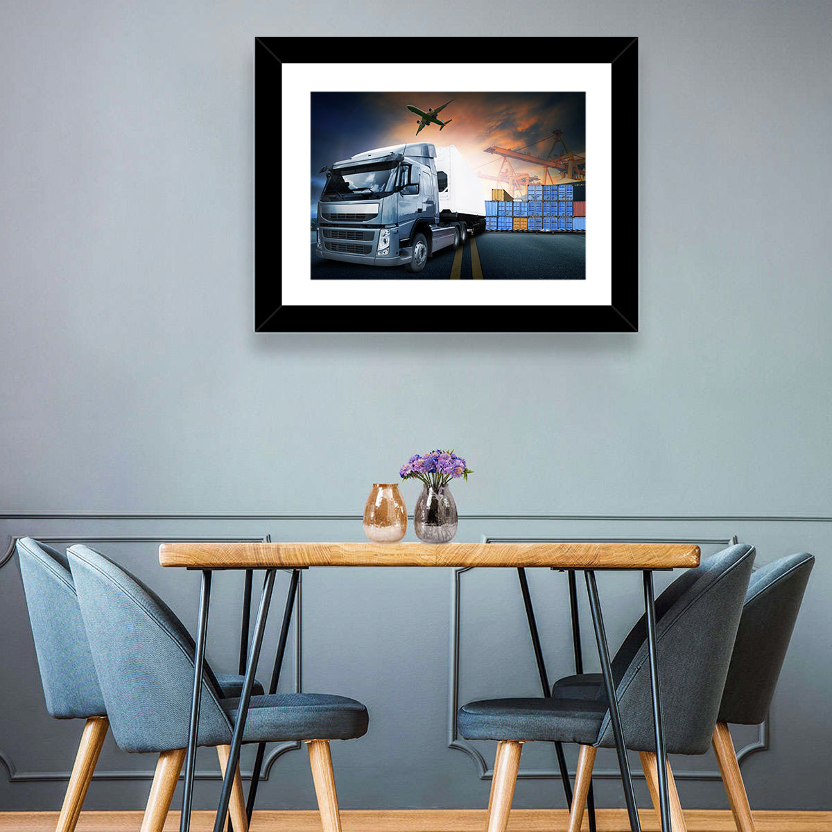 Logistic Industry Concept Wall Art